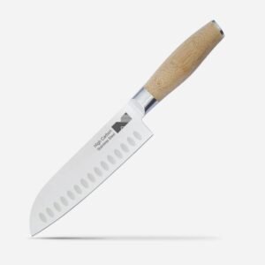 7-inch Santoku Knife with Bamboo Handle